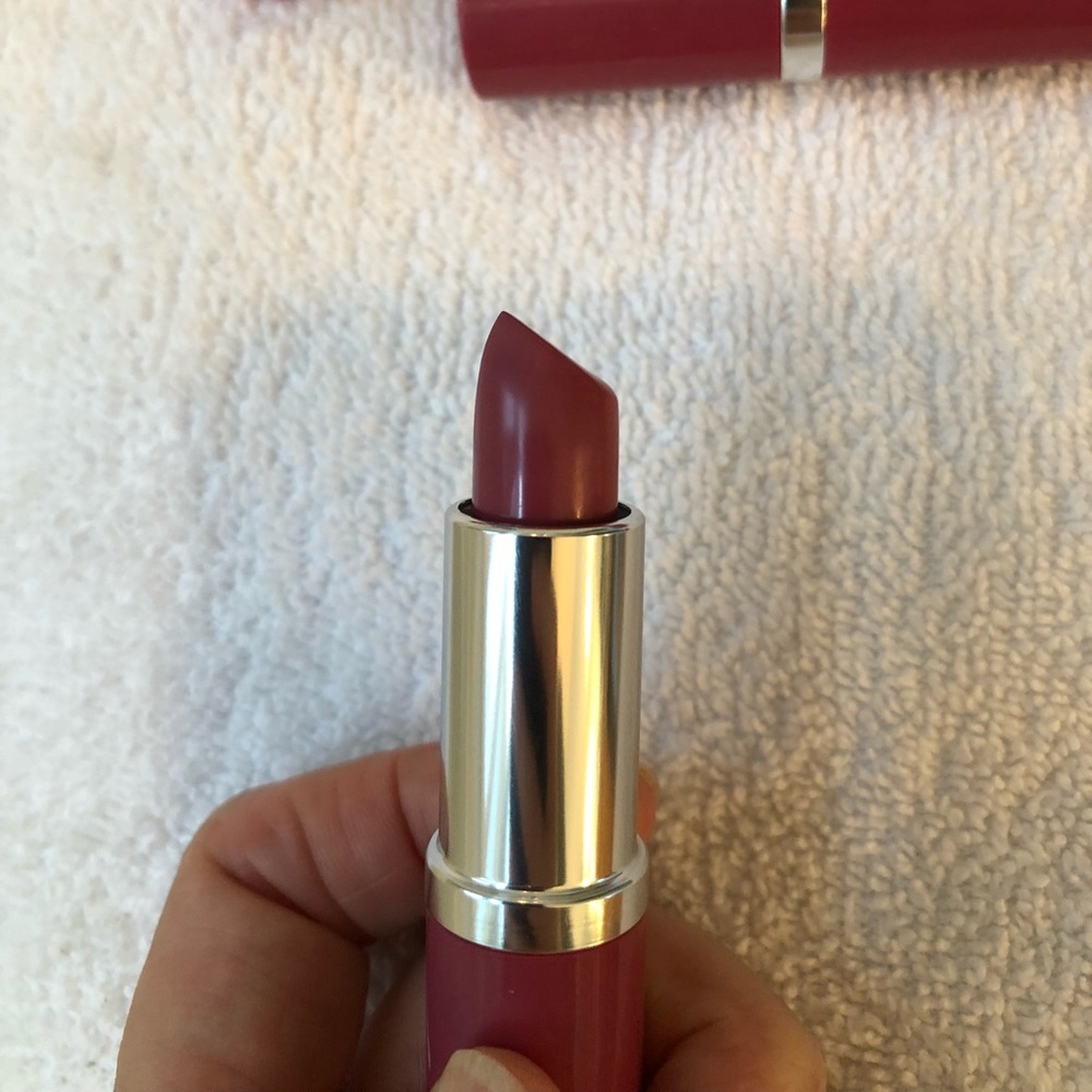 NEW CLINIQUE LIPSTICK +PRIMER-PLUM POP